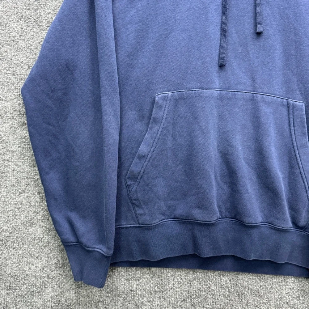 Nike Sportswear Hoodie Mens Large Navy Blue Long Sleeve Fleece Pullover Athletic